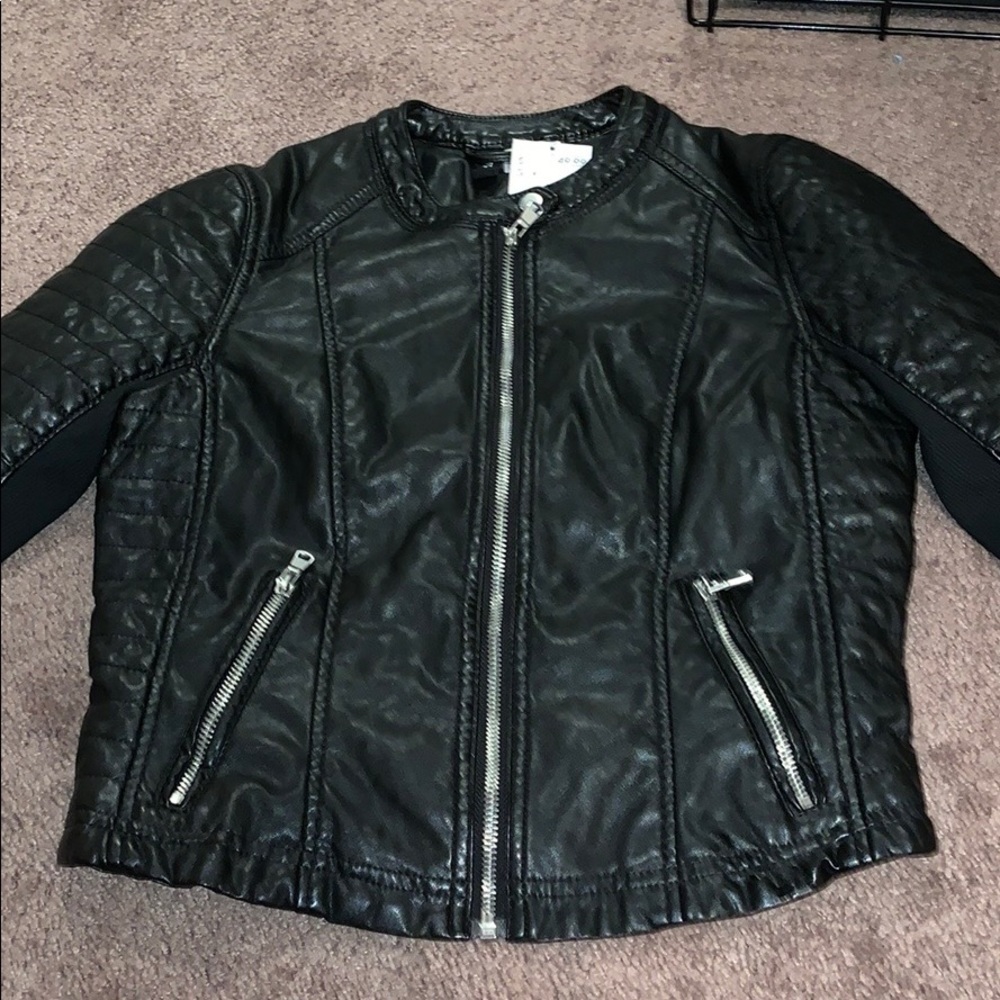 H&M leather jacket